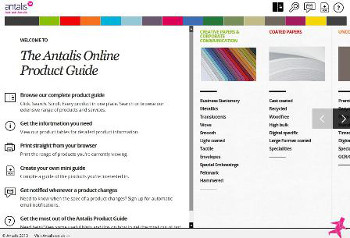 The Antalis Online Product Guide